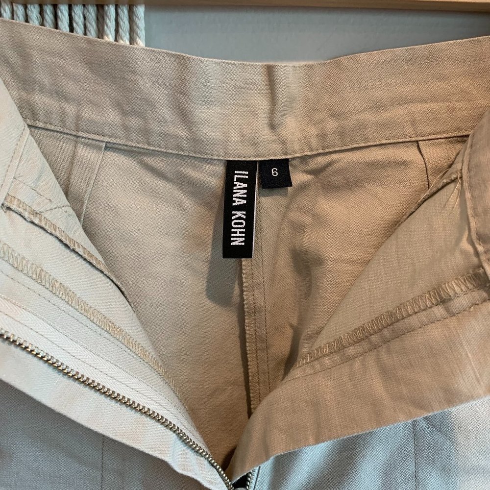 Ilana Kohn Cream Straight Leg Pants - Picture 4 of 5